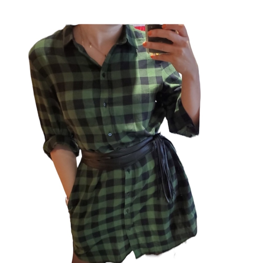 H&M plaid dresd. Size 2.pre owned.